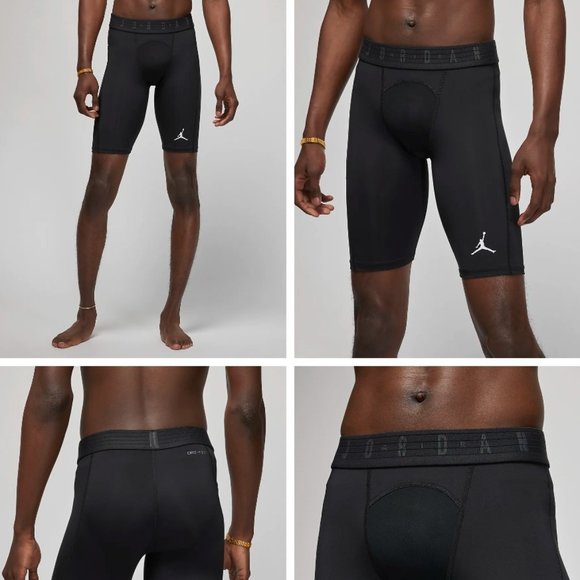 Nike Air Jordan Jumpman Compression Shorts DM1813-010 Black - Picture 1 of 8